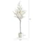 6ft. Artificial Cherry Blossom Tree with White Decorative Planter